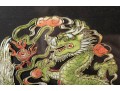 Ornate Papercut Chinese Dragon And Phoenix