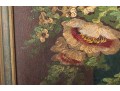 Nicely Aged Painting On Board Floral Still Life