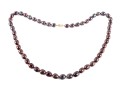 Cultured Brown Pearl Knotted Necklace With A 14k Clasp