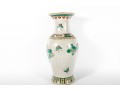 Beautiful Chinese Crackle Glaze Famille Rose Vase With Moths And Flowers