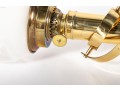 GV Harnisch Design Grundlagt Nautical Danish Brass And Glass Wall Sconce