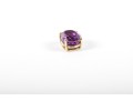14k Yellow Gold Berry-Purple Ruby Pendant