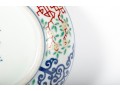 Chinese Porcelain Doucai Longevity Motif Plate