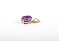 14k Yellow Gold Berry-Purple Ruby Pendant