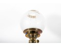 GV Harnisch Design Grundlagt Nautical Danish Brass And Glass Wall Sconce