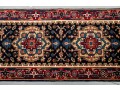Serapi Wool Runner Rug In Red, Blue, And Cream (10’2” X 2’8”) NEW