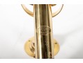 GV Harnisch Design Grundlagt Nautical Danish Brass And Glass Wall Sconce