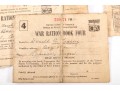American WWII War Ration Books