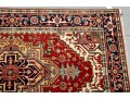 Serapi Wool Rug In Red, Black, And Yellow (8'0