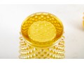 Fenton Yellow Hobnail Carnival Glass Lemonade Set