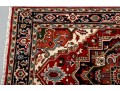 Serapi Wool Area Rug In Red, Black, And Cream (6' X 4') NEW