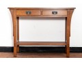 Stickley Mission Tiger Oak Console Table