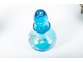 Painted Blue Glass Cruet Sets