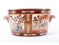 Fabulous Chinese Ceramic Oval Fishbowl Planter