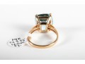 14k Yellow Gold Aquamarine Ring Size 7