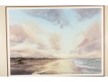 Keith Rose (American [NC], 1920-2007) Large Watercolor, Beach At Sunrise