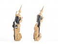 Pair Of Gilt Thai Prince Rama Figures