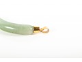 14k Yellow Gold Jade Claw-Form Pendant