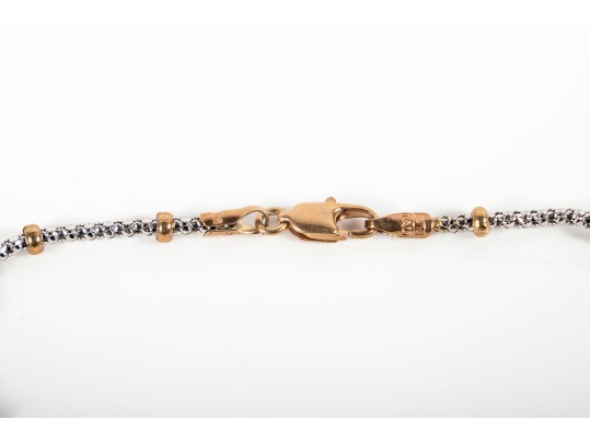 Aurafin 14k Yellow And White Gold Bracelet