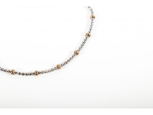 Aurafin 14k Yellow And White Gold Bracelet