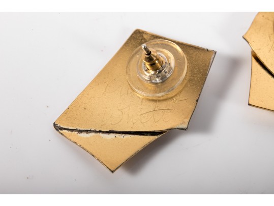 Krespi & White Sterling Silver Stud Earrings