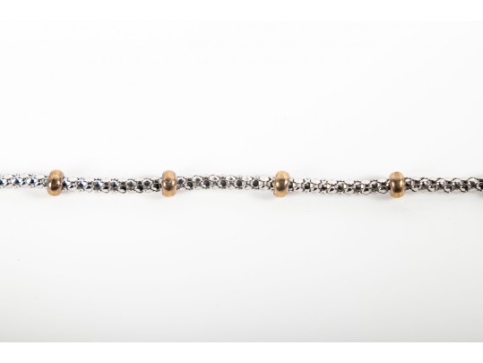 Aurafin 14k Yellow And White Gold Bracelet