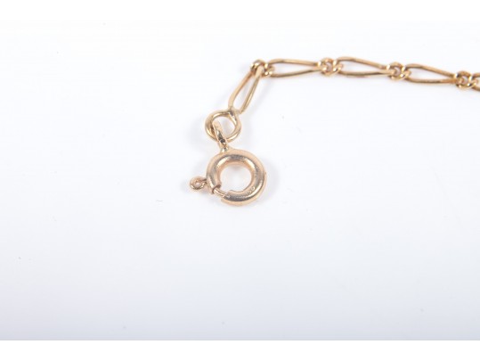 18k Yellow Gold And Emerald Bracelet