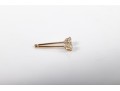 Dainty 14k Yellow Gold CZ Studs