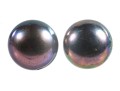 14k Cultured Black Pearl Stud Earrings
