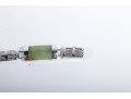 Sterling Silver Nephrite Bracelet