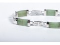 Sterling Silver Nephrite Bracelet