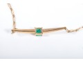 18k Yellow Gold And Emerald Bracelet