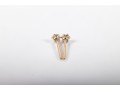 Dainty 14k Yellow Gold CZ Studs