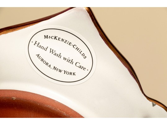 Mackenzie Childs Chelsea Luster Plates, Service Of 12