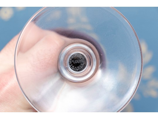 Cristal St. Louis Grand Lieu Multi Colored Stemware 