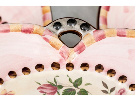 Mackenzie Childs Chelsea Luster Plates, Service Of 12