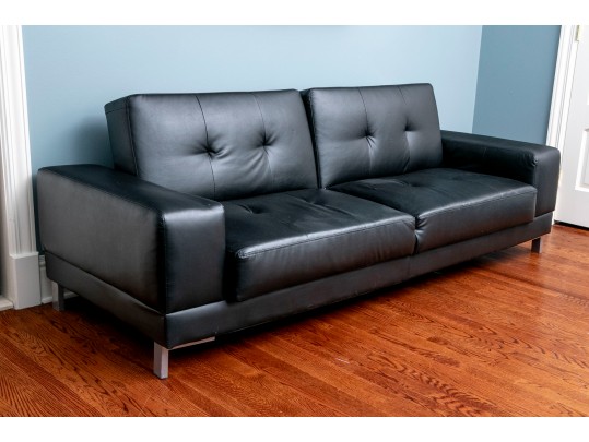 Contemporary Black Tuft Daybed 