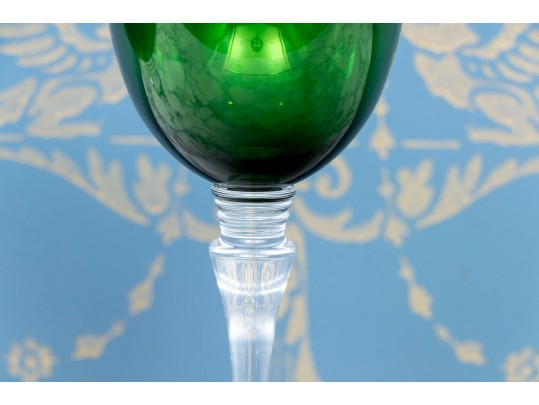 Cristal St. Louis Grand Lieu Multi Colored Stemware 