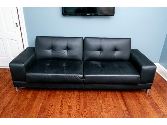 Contemporary Black Tuft Daybed 