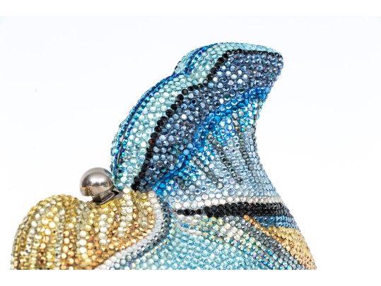 Judith Leiber Fish Form Minaudiere Clutch 