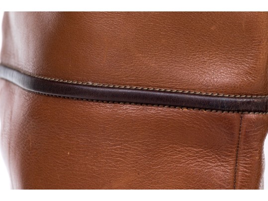 Gucci Wonderful Vintage Brown Leather Pull On Boots, Size 39