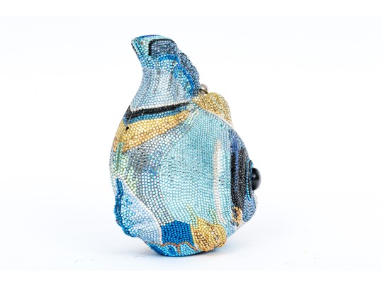Judith Leiber Fish Form Minaudiere Clutch 