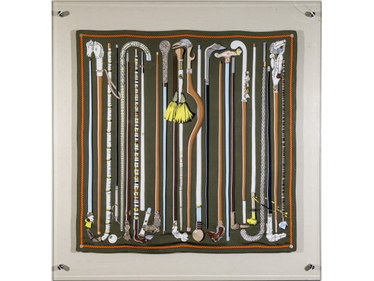 French, Hermes Silk Scarf, 