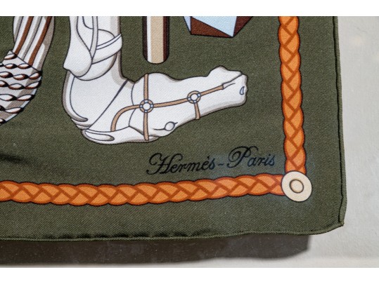 French, Hermes Silk Scarf, 