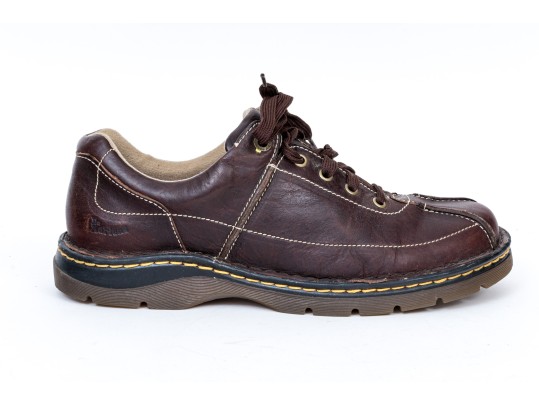 Doc Martens 11199 Brown Leather Lace-Up Loafers, Size 11