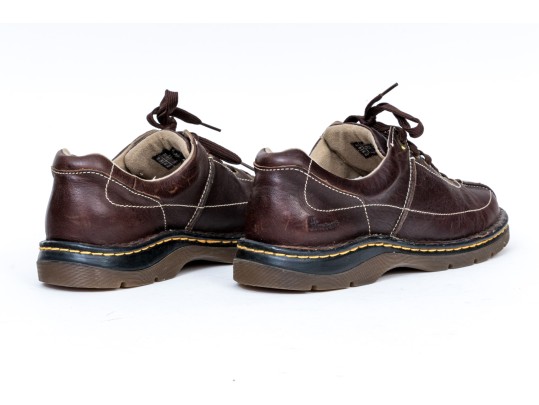 Doc Martens 11199 Brown Leather Lace-Up Loafers, Size 11