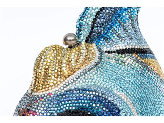 Judith Leiber Fish Form Minaudiere Clutch 
