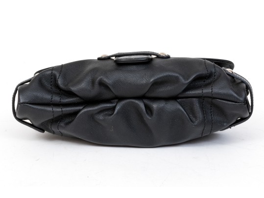 Salvatore Ferragamo Black Saffiano Leather Shoulder Bag