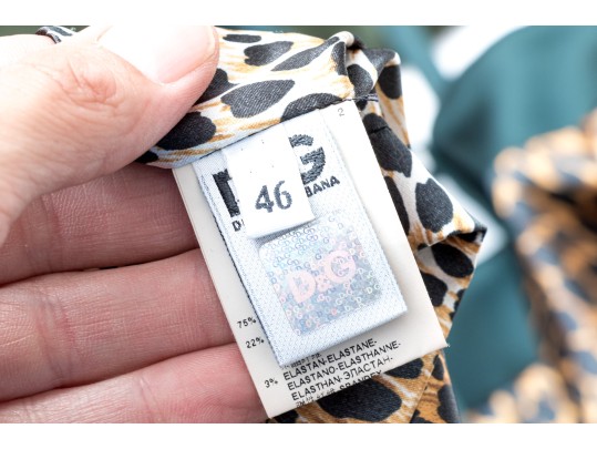 Dolce & Gabbana Coat And Dress With GF Ferre Dress, Sizes 46 And 32/46