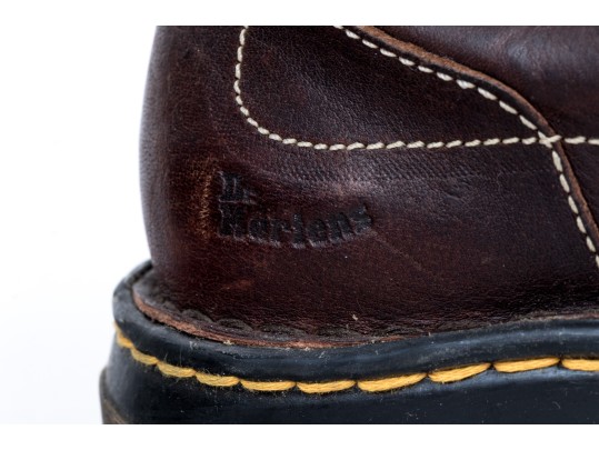 Doc Martens 11199 Brown Leather Lace-Up Loafers, Size 11